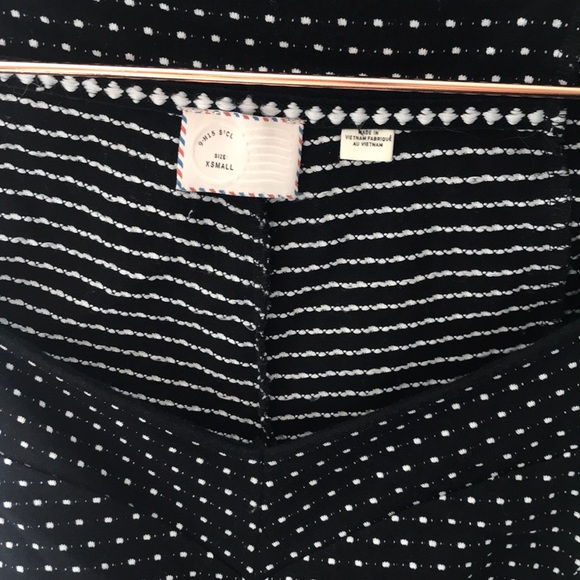 Anthropologie black and white blouse - Picture 2 of 5